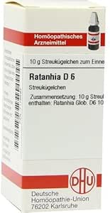 Ratanhia D 6 Globules 10 g