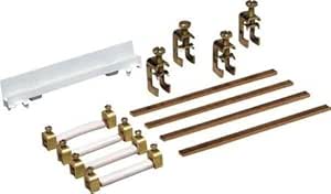 Hager ZM45S 5P Copper, Terminal Block White – Electrical Terminal Block (12 mm, 5 mm)