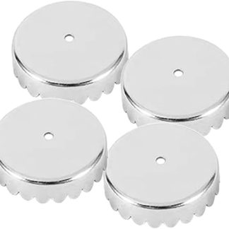 Ciieeo Magnetischer Seifenhalterkappen Edelstahl 430 mit Ablauffunktion Wandseifenablage Badezimmer Zubehör 4 Stück