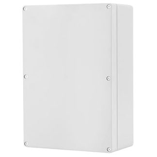 Lwuey Junction Box, 263 x 185 x 95 mm Junction Box, Waterproof IP65 Junction Box, ABS Plastic Connection Boxes, Electrical Project Housing, Wiring Distribution Box, Surface-Mounted