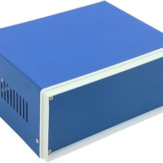 Heyiarbeit 20 x 16.5 x 9 cm, 1 piece, metal, blue, dustproof, electronic junction box, project box, DIY box, junction box, housing