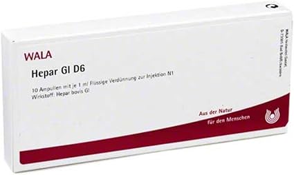 Hepar Gl D 6 Ampoules 10 x 1 ml