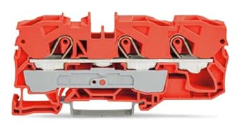 WAGO 2010-1302 Orange Block Terminals Electrical Terminal Block (10mm, 89mm, 36.9mm, 800V)