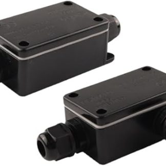 REIUAFWYGV IP66 Electrical Outdoor Waterproof Cable Connector 2/3 Pin Junction Box for Low/High Voltage Garden Light Accessories 41A/450V (FSH710-3P)