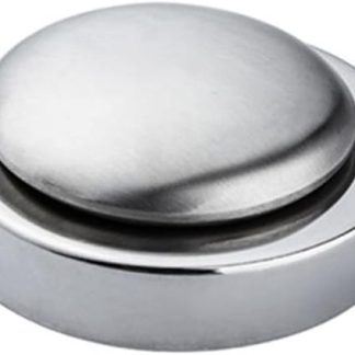 MAGICLULU 1 Set Stainless Steel Fridge Soap Bar for Removing Hand Odour Kitchen Soap Stainless Steel Odour Eliminator Garlic Tool Deodorant Soap