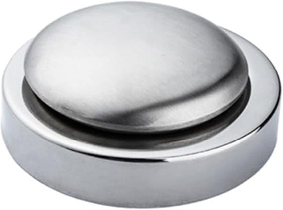 MAGICLULU 1 Set Stainless Steel Fridge Soap Bar for Removing Hand Odour Kitchen Soap Stainless Steel Odour Eliminator Garlic Tool Deodorant Soap