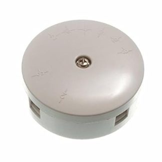 One Stop DIY Electrical Junction Box 5A 4 Terminal 60mm Diameter (Pack of 48)