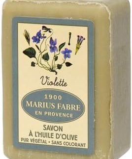Soap de Marseille solid, Herbier Marius Fabre, 250 g (13 fragances) - Violet (Violette)