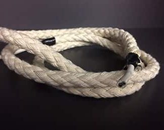 Textile Cable Hemp White 2 x 0.75 Lamp Cable, Fabric Cable, Fabric Cable