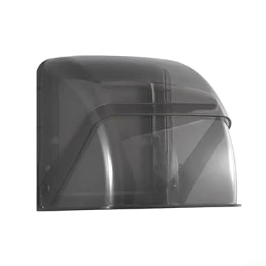 Waterproof Outdoor Socket for 86 Sockets, Made of PC Material, Includes Rain Cover to Protect Electrical Components (Transparent Black)