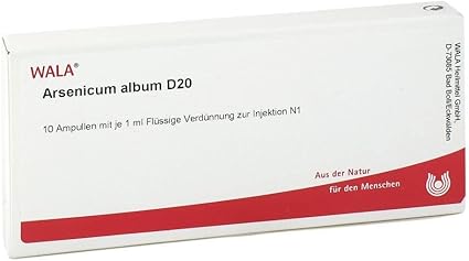 Arsenicum Album D 20 Ampoules 10 x 1 ml