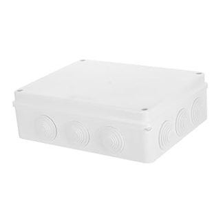 CIYODO Waterproof Junction Box, Electric Project Case, WiFi Housing Cover, Control Panel, Project Boxes for Electronics, Outdoor, Electrical Project Boxes, White ABS
