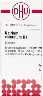 Sodium Chloride of Gold d 4 Tablets Pack of 80