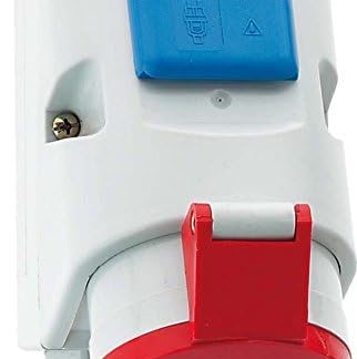 CEE TK-Kombi-Dose 5x16A + SCHUKO-Steckd.ohne Verdr