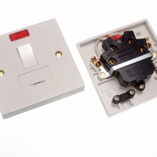 One Stop DIY 24 x Electrical Fuse Junction Boxes with Switch and Neon Indicator