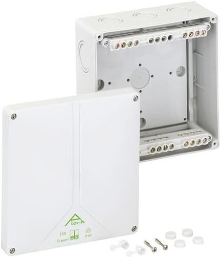 Spelsberg Abox I 160 – 16² 180 mm; 180 mm; 91 mm Polyurethane Electrical Junction Box – Electrical Junction Boxes (Grey)