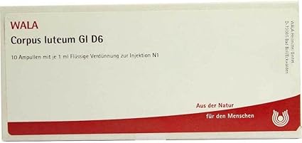 Corpus Luteum GL D 6 Ampoules 10 x 1 ml