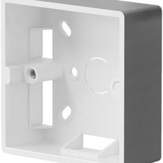 86 Typ Schalter-Steckdosenkasten Aufputz-Rahmen Externer Anschlusskasten Wandmontage Geeignet für Thermostatinstallation, 86 x 86 x 33mm, Für Anschlussdosen und Netzwerk-Dose(Grau)