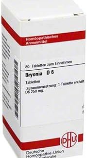 BRYONIA D 6 Tablets Pack of 80