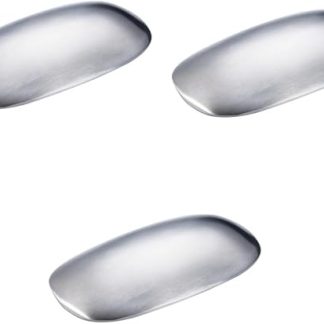 Ciieeo Stainless Steel Odour Absorber Stainless Steel INOXLM Odour Absorbing Soap Bar Stainless Steel Deodorising Bar for Kitchen Stainless Steel Soap Absorbent Pack of 3