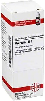DHU Hydrastis D6 Dilution 20ml Solution