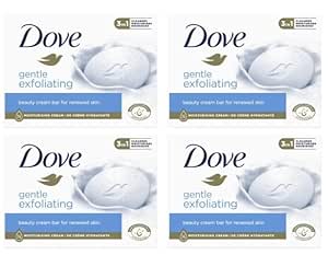 Dove Gentle Exfoliating Soap Bar (4 x 90 g)