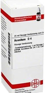 DHU Aconitum D4 Dilution, 20 ml Solution