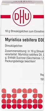 Myristica Sebifera D30 DHU Globules, 10 g Globules