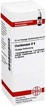 DHU Chelidonium D6 Dilution, 20 ml Solution