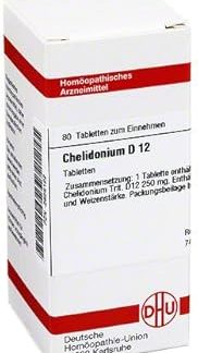 Chelidonium D 12 Tablets Pack of 80 Tablets