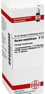 Aurum Metallicum D 12 Dilution 20 ml