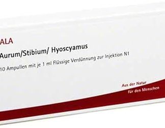 Aurum/Stibium/Hyoscyamus Ampoules 10 x 1 ml