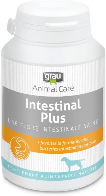 GRAU - The Original Intestinal Plus Tablets for Rebuilding the Intestinal Flora, with Important Probiotics and Intestinal Bacteria, Pack of 1 (1 x 120 Pieces), Supplementary Feed for Dogs and Cats