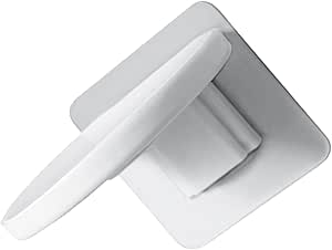 VICASKY Magnetic Wall Soap Holder No Drilling Self-Adhesive with Stainless Steel Drain Space Saving and Install for Bathroom Kitchen and Toilet White Durable and Rustproof