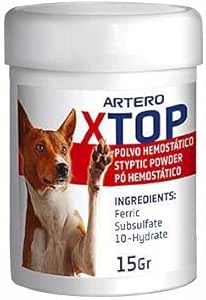 X-Top Hemostatic Powder for Pets (Dogs and Cats) Instantly Soothes Small Bleeding Caused by Claw Cutting or Scratching