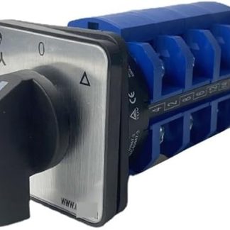 KLVN Star Delta 3 Positions Rotary Cam Switch 4 Levels Selector 63A 690V Changeover Gear Silver Contact YMW26