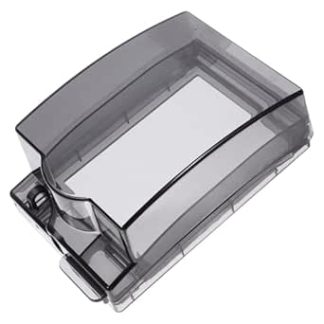 LIFKOME Waterproof Surface-Mounted Socket Cover Type Protective Box Black Flip Lid Splash Proof Weatherproof for Outdoor Garden Bathroom