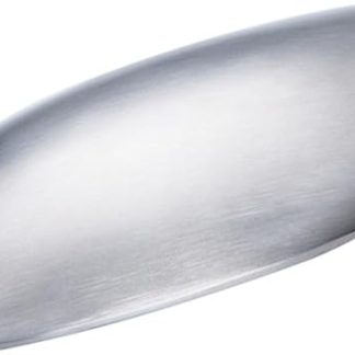 Garneck Stainless Steel Soap Bar Odour Remover for Hands Garlic Soap Metal Soap Bar for Odour Removal Odour Remover for Cooking Odour Elimination Oval Deodorant Soap