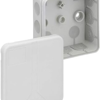 Spelsberg 2 K-12-l Polypropylene (PP) Electrical Junction Box – Electrical Junction Boxes (Grey, 85 mm, 85 mm, 37 mm)