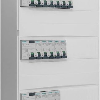 Switch Panel 3 Rows Pre-Assembled 3-Way Diff. 40 A + 15 Circuit Breakers