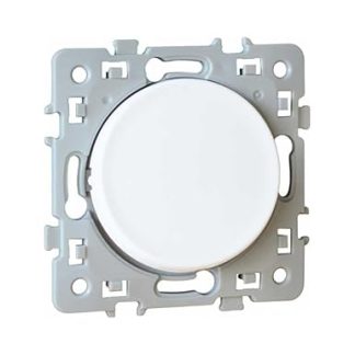 EUR'OHM Permutateur 10A blanc - SQUARE - Interrupteur et prise
