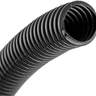PAKEY Pond Trousers, Corrugated Tube Flexible Plastic Black Conduit Tubing Pipe for Protecting Electrical Cables, 5 m 18.5 mm Outdoor Diameter