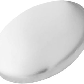 Ciieeo Stainless Steel Soap Made of Stainless Steel Odour-Absorbing Soap Made of Metal Small Metal Soap Portable Metal Soap Odour Removing Soaps Safe Soap Stainless Steel Silver