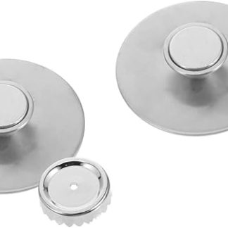 jojofuny Pack of 2 Magnetic Soap Holder Bar Rack Soap Pump Stain Magnetic Soap Holder for Soap Drain Parts for Wall Soap Holder Stainless Steel