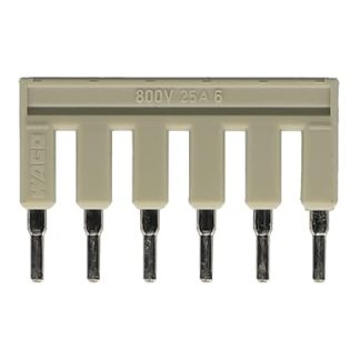 WAGO 2002 – 406 Jumper Bar Electrical Box Accessory – Electrical Box Accessory (29.5 mm, 19 mm, 4.1 mm, 25 A)