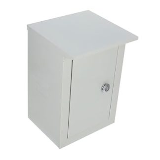 Uonlytech Distribution Box Outdoor Control Cabinet Outdoor Network Enclosure Metal Housing Electrical Accessories Waterproof Electrical Housing Iron Grey