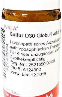Sulfur D 30 Globules 20 g Drops