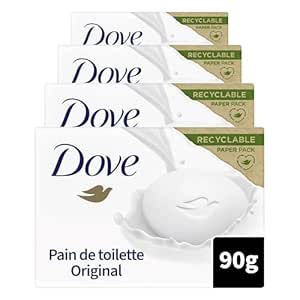 Dove Original Moisturising Shower Gel, Pack of 4 x 90 g