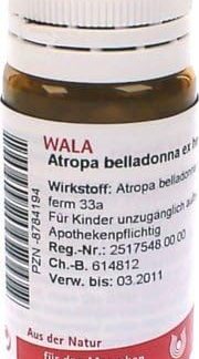 Atropa Bellad EX Herba D30, 20 g