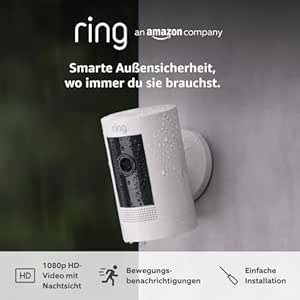 Ring Outdoor Camera Battery (Stick Up Cam Battery) | Outdoor Surveillance Camera with 1080p HD Video, WiFi, Weather-Resistant, Suitable for Your Home & Property | Alexa Compatible Security Camera